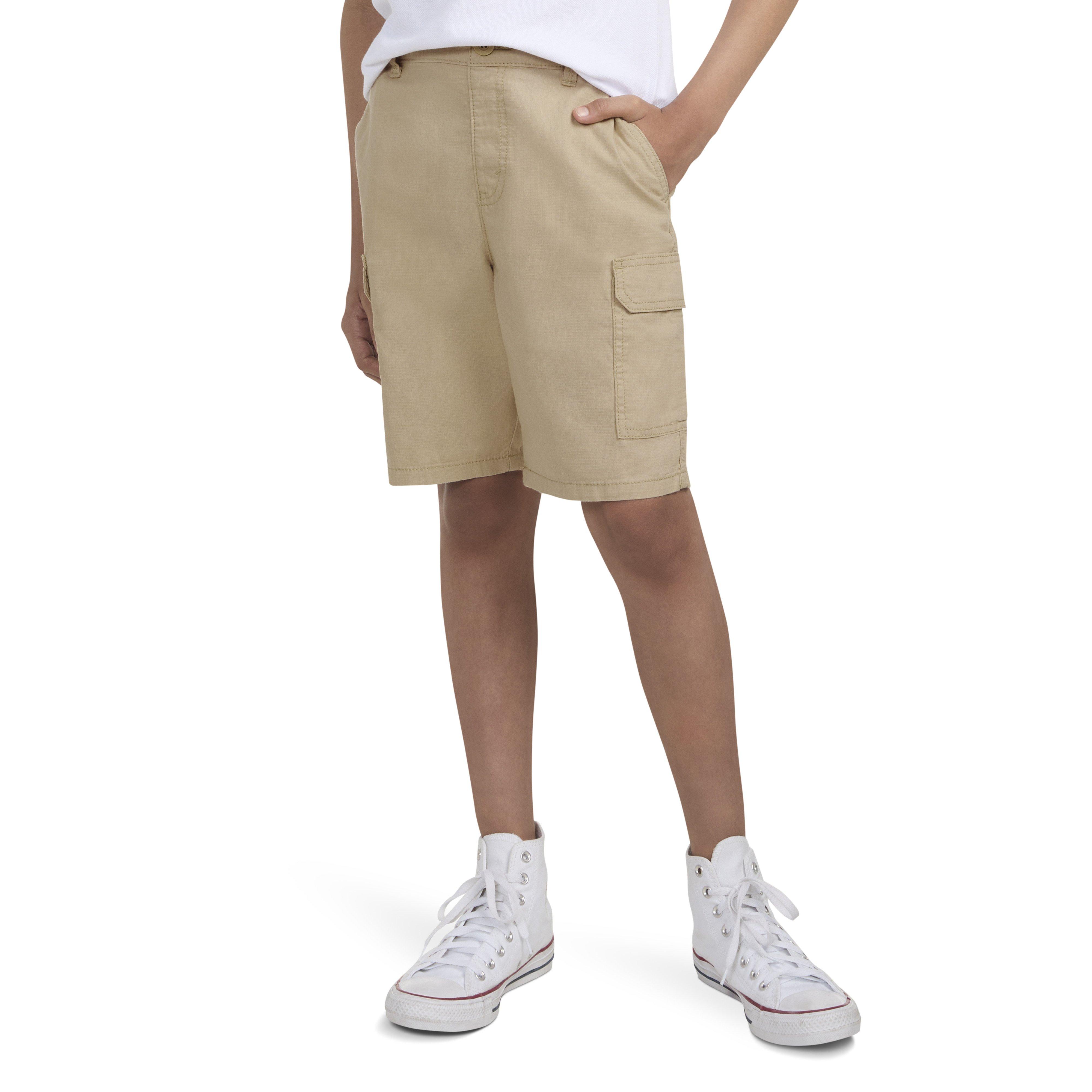 Levi's Big Boys' Cotton Cargo Shorts - Khaki - KHAKI